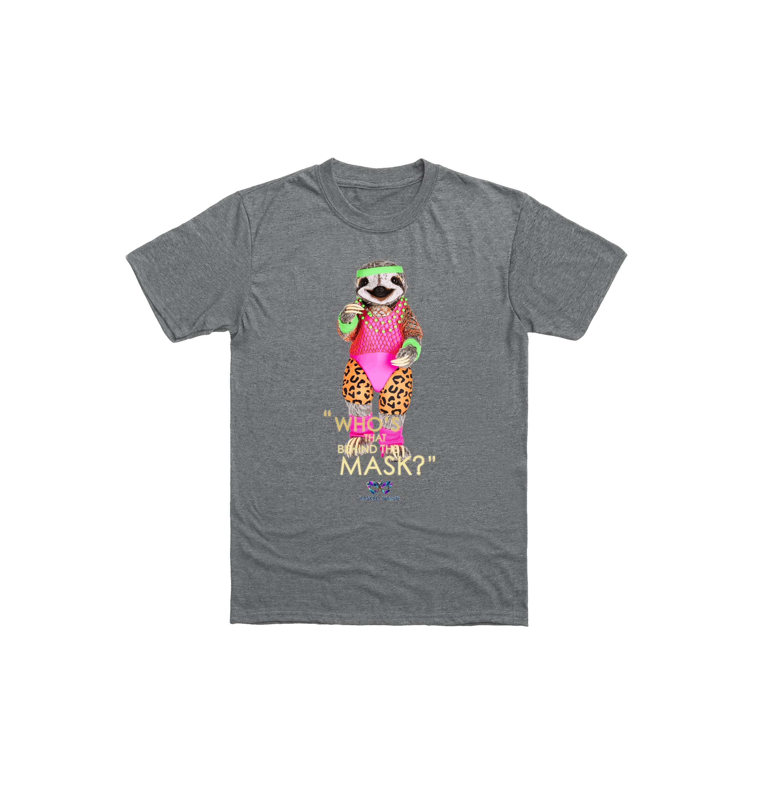 Graphite Heather Printed Kids T-Shirt Front